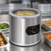Thumbnail image #3 for Countertop Round Wet Food Warmer, 7 Quart, Stainless Steel, 220V Export Model