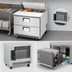 Thumbnail image #3 for Everest Refrigeration 1 Section Drawered Sandwich Prep Table with 2 Drawers, 35-5/8 Inch Wide, 10 Cu. Ft., Rear-Mounted Self-Contained R290 Refrigeration