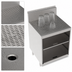 Thumbnail image #3 for Krowne Royal Series 24 x 24-Inch Underbar Multi-Use Glass Storage Unit with Drainboard Top