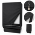 Thumbnail image #3 for Turbo Air SC-60-DXB Locking Black Fabric Security Cover for TOM-60DXB-N Open Display Merchandiser