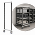 Thumbnail image #3 for Camshelving Elements XTRA High Density Mobile Post Kit for Mobile Units, 21-1/2 Inch Wide x 72 Inch High, Speckled Gray