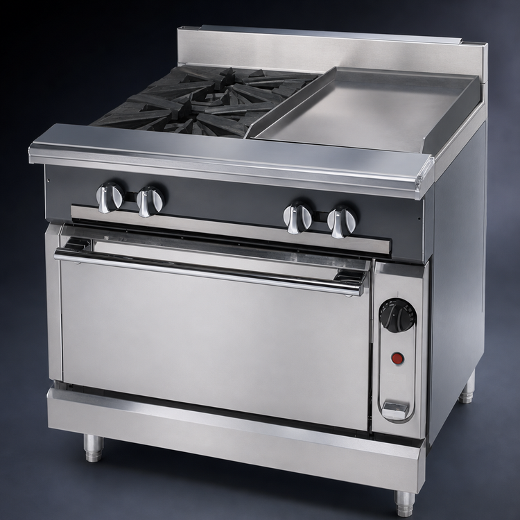 Product image #3 for Vulcan V Series 36-Inch Heavy Duty Gas Range with Manual Griddle and Convection Oven