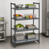 Thumbnail image #3 for Cambro Camshelving Basics Plus 4-Tier Stationary Starter Shelving Unit, 21 x 36 x 84 Inches