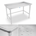 Thumbnail image #3 for John Boos 72-7/8 Inch x 30-3/8 Inch 300 Series Stainless Steel Sorting Table with Raised Edge