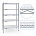 Thumbnail image #3 for Eagle Group Valu-Gard 5-Tier Stationary Wire Shelving Starter Unit, 24