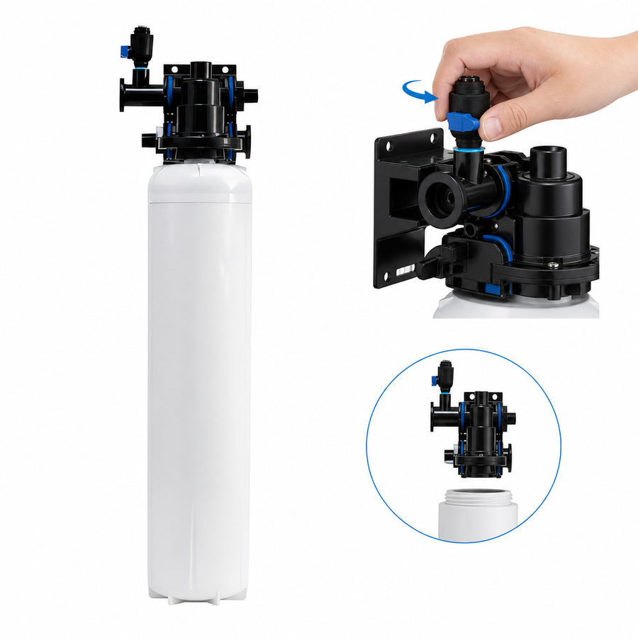 Sanitary Quick-Connect Valve-In-Head Design