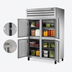 Thumbnail image #3 for True SPEC SERIES Two-Section Reach-In Refrigerator with 4 Locking Half Doors