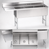 Thumbnail image #3 for Advance Tabco Fabricated 3-Compartment Sink with 36-Inch Left Drainboard and 24 x 30 x 14-Inch Bowls