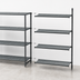 Thumbnail image #3 for Cambro Camshelving Basics Plus 4-Tier Vented Add-On Shelving Unit, 18 x 48 x 72 Inches, Brushed Graphite