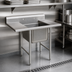 Thumbnail image #3 for Eagle 314 Series 74-Inch 1-Compartment Stainless Steel Sink with Left and Right Drainboards