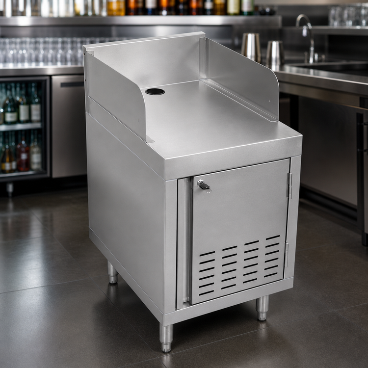 Product image #3 for John Boos Underbar Point-of-Sale Cabinet with Right-Hinged Vented Door, 18 x 24 x 32-1/2 Inches