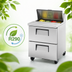 Thumbnail image #3 for True 27 5/8-Inch Two-Drawer Sandwich/Salad Prep Table with 8-Pan Top and R290 Refrigeration