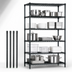 Thumbnail image #3 for Quantum Black Epoxy Antimicrobial Wire Shelving Starter Kit, 54 x 21 x 54 Inches, 5 Shelves