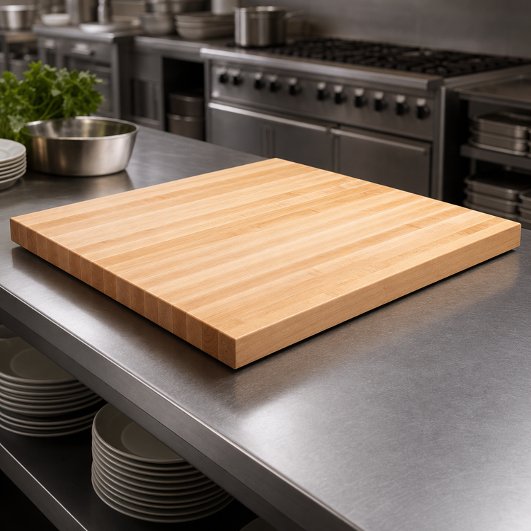 Product image #3 for Boos Block 36 Inch x 36 Inch Edge Grain Maple Kitchen Countertop, 2-1/4 Inch Thick, Varnique Finish