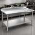 Thumbnail image #3 for Eagle Spec-Master 120-Inch x 30-Inch Stainless Steel Work Table with 4-1/2-Inch Backsplash and Adjustable Undershelf