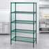 Thumbnail image #3 for Quantum Wire Shelving Starter Kit, 24 x 18 x 74 Inches, 5-Shelf, Green Epoxy Finish