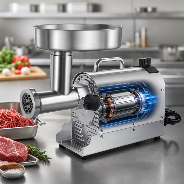 Product image #3 for Weston Pro Series #8 Electric Meat Grinder, 3/4 HP, Stainless Steel
