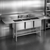 Thumbnail image #3 for Spec-Master 14 Gauge 304 Stainless Steel Three-Compartment Sink with 36