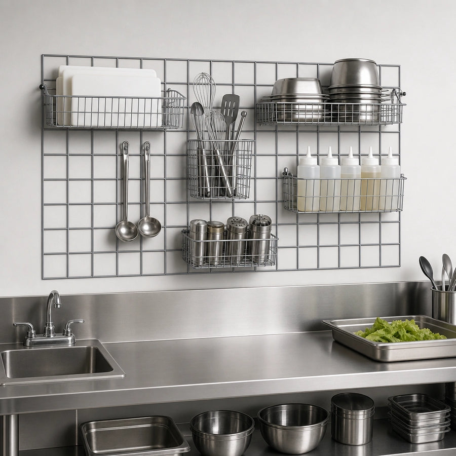 Wall-Mounted Grid Design