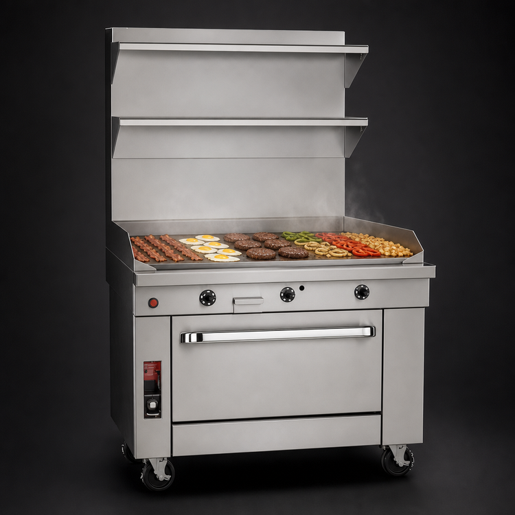 Product image #3 for Southbend Platinum Heavy Duty 36-Inch Modular Natural Gas Sectional Range with Full-Width Manual Griddle