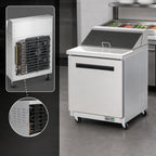 Thumbnail image #4 for Arctic Air AST28R 29-Inch Refrigerated Sandwich/Salad Prep Table, 1 Door, 6.5 Cu. Ft., 8 1/6-Size Pans