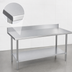 Thumbnail image #3 for Duke 48 x 36 Inch Stainless Steel Commercial Work Table with 5-Inch Riser and Undershelf
