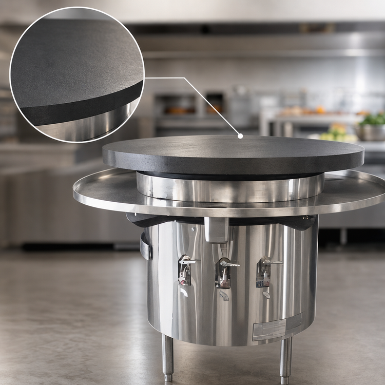 Product image #3 for Town Equipment 42-Inch Gas Mongolian Barbecue Range with Cast Iron Top and 3 Burners