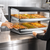 Thumbnail image #4 for Omcan Heated Pass-Through Hot Food Display Station, 43.5 Inch Countertop, 4.27 Cu. Ft., 120V
