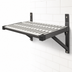 Thumbnail image #3 for Cambro Camshelving Elevation Series 18 x 36 Inch Vented Wall Shelf Kit, Brushed Graphite