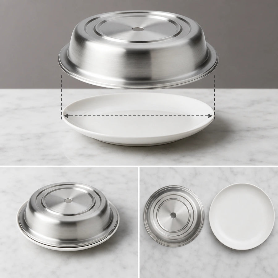 Sized for 9-1/4 to 9-1/2 Inch Plates