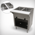 Thumbnail image #3 for Advance Tabco Triumph Supreme 2-Well LP Gas Hot Food Table with Enclosed Base and Cutting Board Shelf