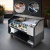 Thumbnail image #4 for Krowne Bad Birdy 66-Inch Stainless Steel Portable Bar with Dual Ice Bins, Dump Sink, Speed Rail and Outdoor Cover