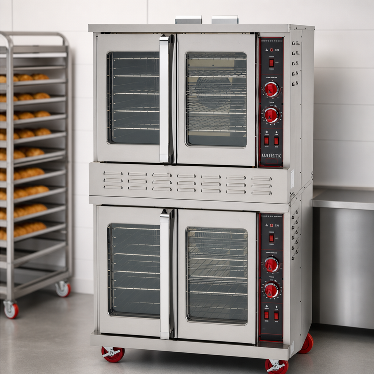 Product image #4 for American Range Majestic High-Efficiency Double-Deck Bakery Depth Gas Convection Oven