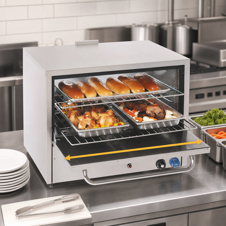 Product image #3 for Comstock-Castle B31N Tabletop Gas Deck Bake Oven with 31-1/2-Inch Wide Deck