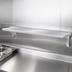 Thumbnail image #3 for Duke 445-1S Stainless Steel 10-Inch Wide Cutting Board/Tray Shelf for 1-Opening Steam Tables