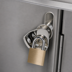 Thumbnail image #4 for Advance Tabco TA-13 Padlock-Compatible Lock for Drawers and Hinged Doors, Fits 3/8-Inch Lock Shafts