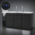 Thumbnail image #3 for Migali Competitor Series® 72.8-Inch Three-Section Direct Draw Beer Cooler, Flat Top, 3 Half-Barrel Keg Capacity