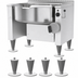 Thumbnail image #3 for Hoshizaki 4-Pack 6-Inch Stainless Steel Flange Legs for Braising Pans & Tilt Skillets