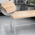 Thumbnail image #3 for Advance Tabco 60-Inch x 30-Inch Maple Top Work Table with Galvanized Base