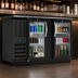 Thumbnail image #3 for Beverage-Air 58-Inch Two-Section Glass Door Back Bar Refrigerator