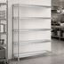 Thumbnail image #3 for EagleGard 5-Tier Add-On Wire Shelving Unit, 48 x 18 x 86 Inches, Hybrid Epoxy