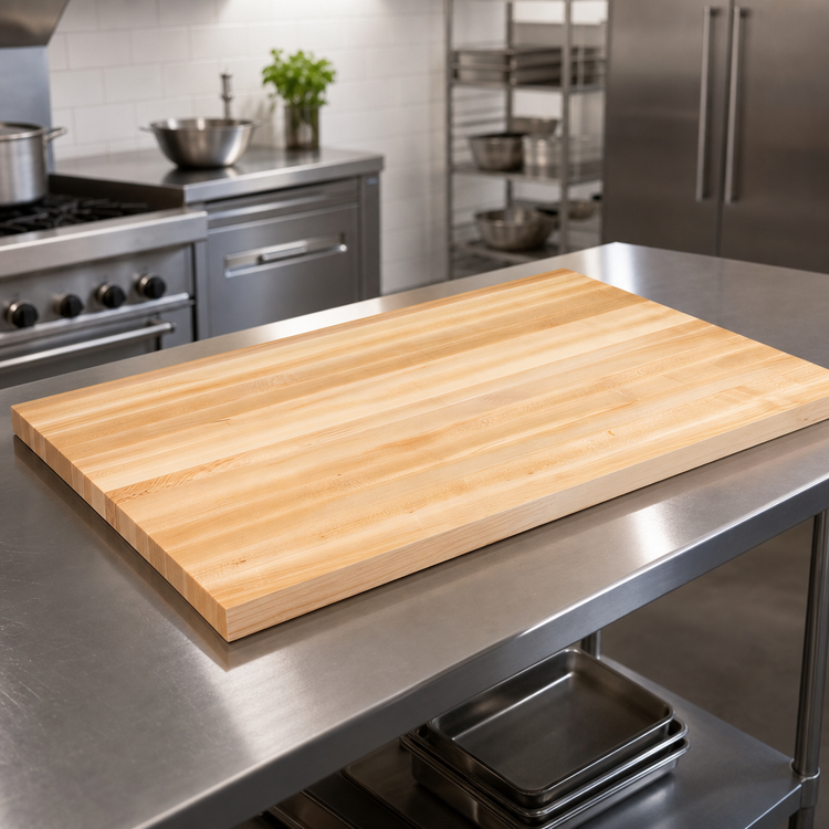 Product image #3 for Boos Block KCT13242-V Northern Hard Rock Maple Kitchen Countertop, 132 x 42 x 1-1/2 Inch, Varnique Finish