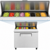 Thumbnail image #3 for True 27-Inch Wide One-Section Sandwich/Salad Prep Table with 8-Pan Top, 1 Door, and Rear-Mounted Self-Contained Refrigeration