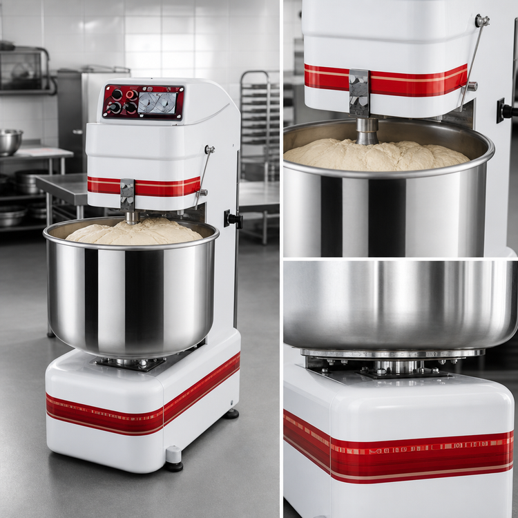 Product image #3 for Univex Silverline SL280 Floor Model Fixed-Bowl Spiral Mixer, 444 Qt. Bowl, 617 lb. Dough Capacity