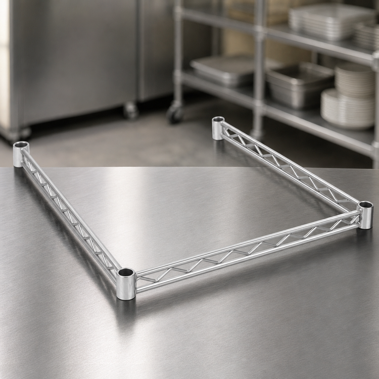 Product image #3 for Eagle 42" x 21" 3-Sided Double Truss Stainless Steel Cart Frame