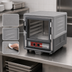 Thumbnail image #3 for Metro C5 3 Series Low Watt Under Counter Heated Holding Cabinet with Gray Insulation Armour, Clear Door, 10 Pan Capacity
