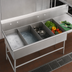 Thumbnail image #3 for John Boos Pro-Bowl 4-Compartment Stainless Steel Sink with 36-Inch Right Drainboard, 30