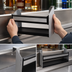 Thumbnail image #3 for Glastender 12-Inch Single Clip-On Speed Rail with Clear Lift-Off Liquor ID Cover