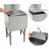 Thumbnail image #3 for Advance Tabco Prestige 24 x 20-Inch Freestanding Stainless Steel Underbar Drainboard with 7-Inch Backsplash