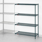 Thumbnail image #3 for Metro Super Erecta AN436K3 Add-On Wire Shelving Unit, 36 x 21 x 63 Inches, 4 Shelves, Metroseal 3 Epoxy-Coated Finish